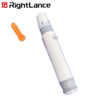 Blut-Sugar Lancet Device Pen With-Ejektor-Stift des ABS Weiß-Grau-10.5cm