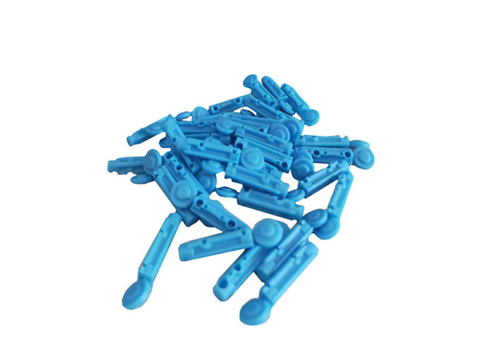 Wegwerf-Lanzetten-blaue Farbtorsions-Art Lanzette des Edelstahl-30g